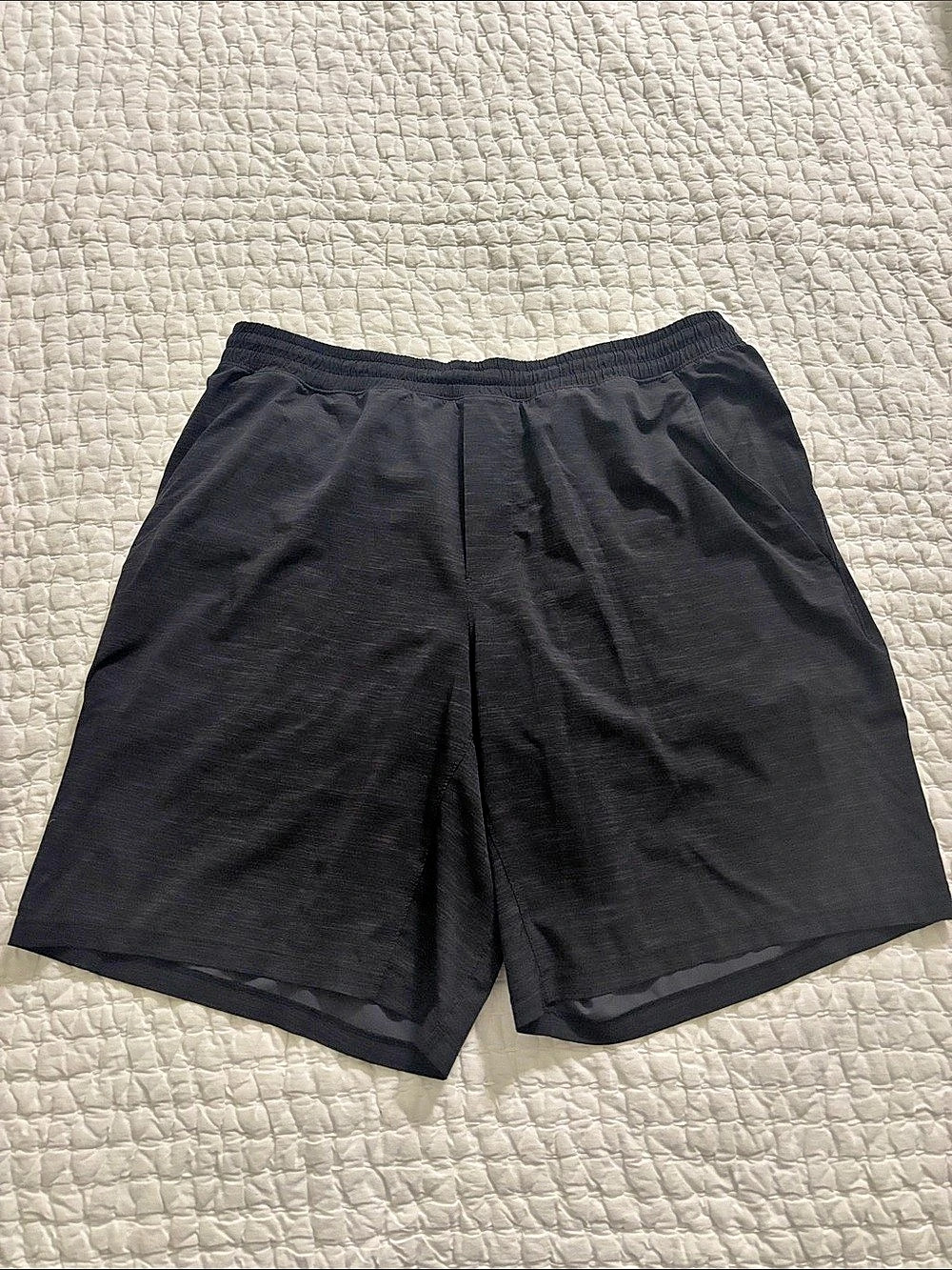 Lululemon Pace Breaker Lined Short 9" Black Athletic Shorts